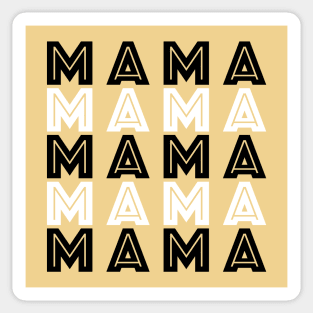 Mama - Black & White Sticker